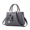 Large Capacity Fashion Solid Color One Shoulder Bag With Bow Portable Bandolera Casual Satchel Cros 6