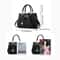 Large Capacity Fashion Solid Color One Shoulder Bag With Bow Portable Bandolera Casual Satchel Cros 5