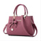 Large Capacity Fashion Solid Color One Shoulder Bag With Bow Portable Bandolera Casual Satchel Cros 7