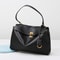 Trendy Luxury Women Messenger Bags Soft Leather Brown Suede Hand Held Totes With Gold Buckle Should 8