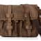 Men Messenger Bag Genuine Leather Canvas Shoulder Crossbody Sling Casual Satchel 1