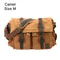 Men Messenger Bag Genuine Leather Canvas Shoulder Crossbody Sling Casual Satchel 7