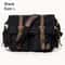 Men Messenger Bag Genuine Leather Canvas Shoulder Crossbody Sling Casual Satchel 9