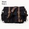 Men Messenger Bag Genuine Leather Canvas Shoulder Crossbody Sling Casual Satchel 9