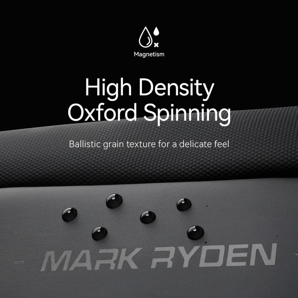 Large Capacity Waterproof Mens Crossbody Bag Zipper Black Satchel With Magnetic Buckle 2