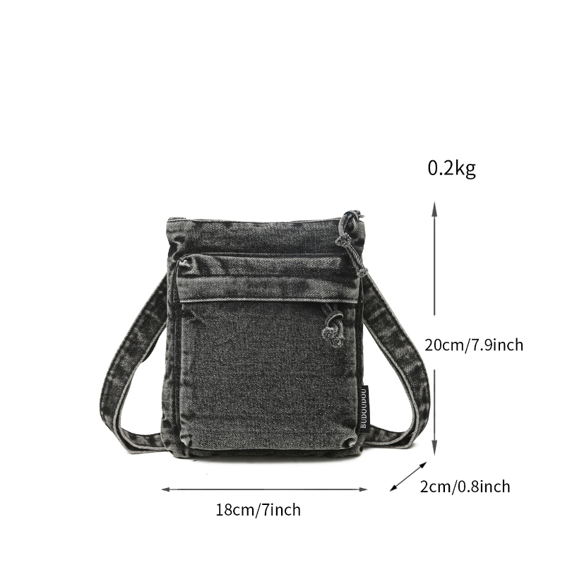 Lightweight Stylish Denim Shoulder Bag Crossbody Purse For Women New Design Perfect Gift Idea 5