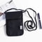 Black Waterproof Nylon Travel Storage Bag Card Neck Wallet Money And Passport Pouch Travel Document 1