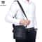Leather Shoulder Messenger Bag For Men CrossBody Satchel Travel Briefcase Handbag 2