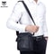 Leather Shoulder Messenger Bag For Men CrossBody Satchel Travel Briefcase Handbag 2