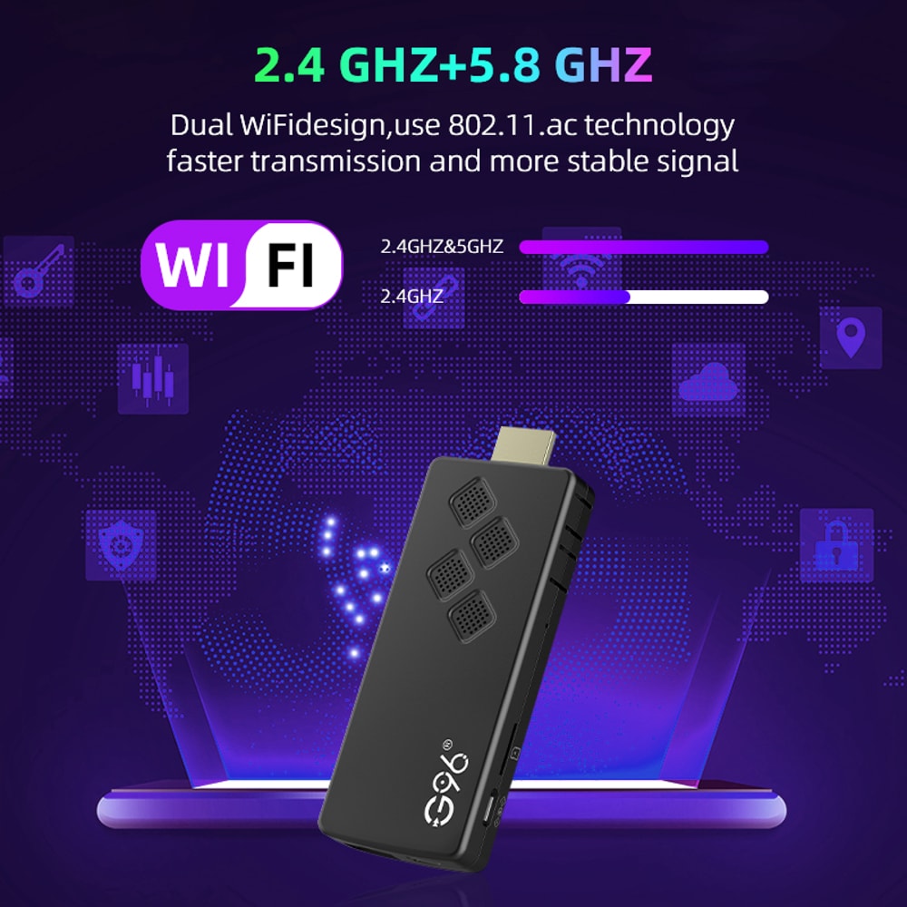 Highperformance Android TV Stick Dual Wifi 8K ATV Infrared Remote Control 3