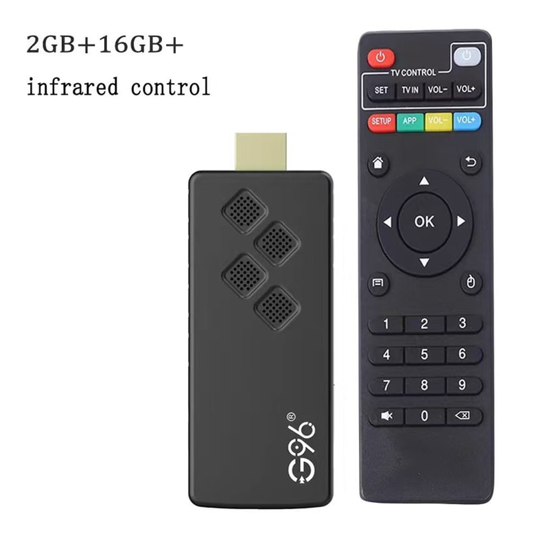 Highperformance Android TV Stick Dual Wifi 8K ATV Infrared Remote Control 6