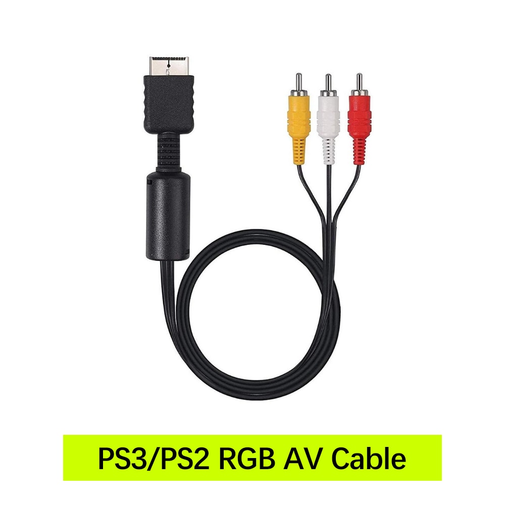 Audio Video Extend Cord ForPlayStation Console Game Player To TV RCA Adapter 5