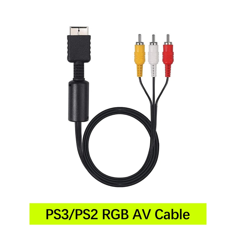 Audio Video Extend Cord ForPlayStation Console Game Player To TV RCA Adapter 5