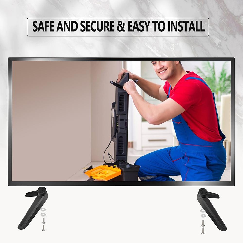 Universal Tabletop TV Base Pedestal Feet TV Stand Mount Holder for Desktop Top Bracket Accessories