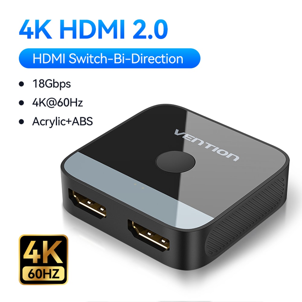 Vention HDMI SplitterBiDirection Out HDMICompatible TV Xbox Monitor Switcher 6