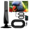 Indoor HD Digital TV Antenna Amplified Miles With Amplifier Booster VHF UHF Aerial Set 5