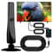 Indoor HD Digital TV Antenna Amplified Miles With Amplifier Booster VHF UHF Aerial Set 1