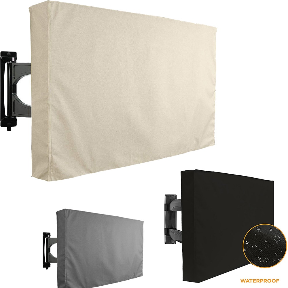 Outdoor TV Cover Protect TV Screen Weatherproof Dustproof For Garden Patio 0