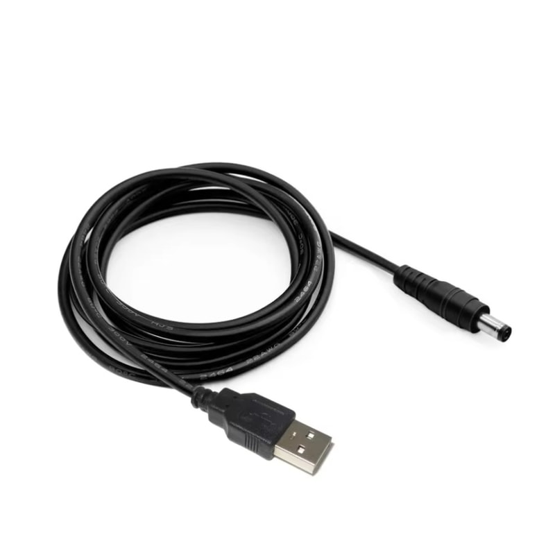 Universal USB Power Cable To DC Jack Charging Cord With Selectable Tips For CCTV Cameras And TV Box 4