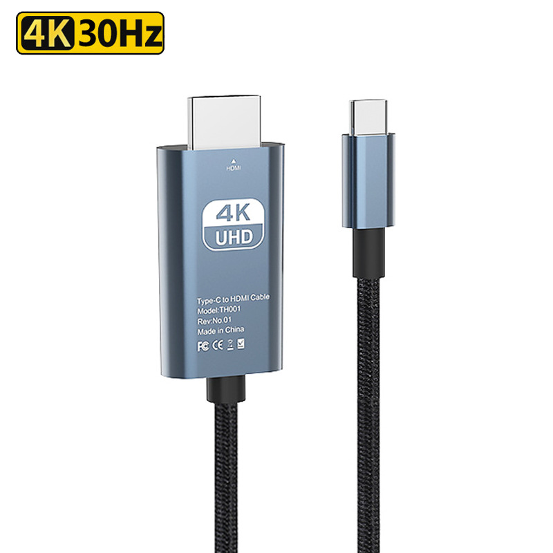 USB Type C HDMI Adapter MHL Cable 4K HD Video Converter For MacBook HP Laptop Projector Monitor HDT 6