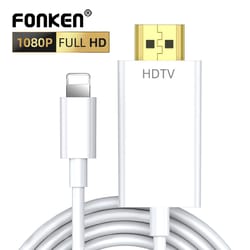hdmi adapter for tv lightning cable hd digital av sync video hdtv monitor