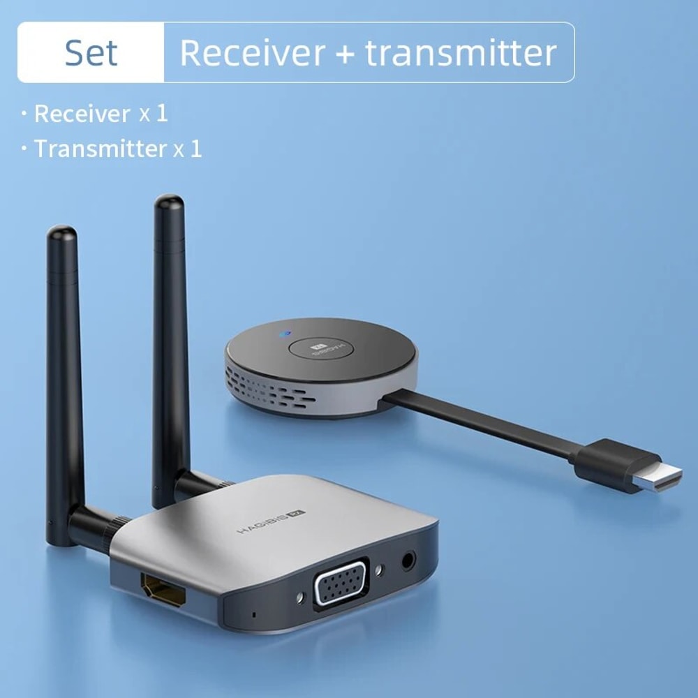 Wireless HDMI Video Transmitter Receiver HDMI Extender Adapter For Projector Monitor Laptops TV Don 4