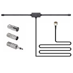 fm radio antenna f-head sheep horn antenna for car tv radio station f female head tv mono