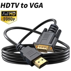 hd hdmi to vga adapter converter for laptop pc tv projector monitor display