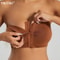 Womens Plus Seamless Strapless Front Closure Bra Wireless Bralette Tube Top NonSlip Everyday Comfor 0