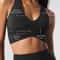 Seamless Solid Color Sports Bra Backless Gym Top Halter Yoga Bra Fitness Scrunch Workout Tank Top F 4