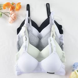 teen sports bra new simple cotton comfortable sleep bra without steel ring for girls