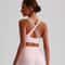 High Strength Shoulder Strap Fitness Bra Solid Color Women Cross Back Gym Yoga Sport Top Underwear 0
