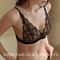 Wireless Sexy Push Up Lace Bras For Women Deep V Small Chest Summer Plunge Breathable French Linger 2
