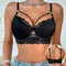 Women's Sexy Lace Bra Underwire Push-Up Support Anti-Sagging Cup Comfortable Bra Beautiful Breasts for Daily Wear
