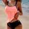 Women Print Tankini Swimwear Elegant Female Fashion Bikini Sets TwoPiece Beach Vacation Swimsuits C 7