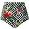 Floral Women Bikini Shorts Swimwear High Waist Tankini Bottoms Solid Color Beach Swimsuits 5