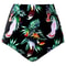 Floral Women Bikini Shorts Swimwear High Waist Tankini Bottoms Solid Color Beach Swimsuits 7