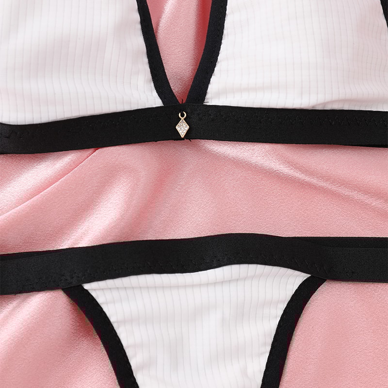 Women's Sexy Swimsuit Micro Bikini Thong Swimming Suit Set