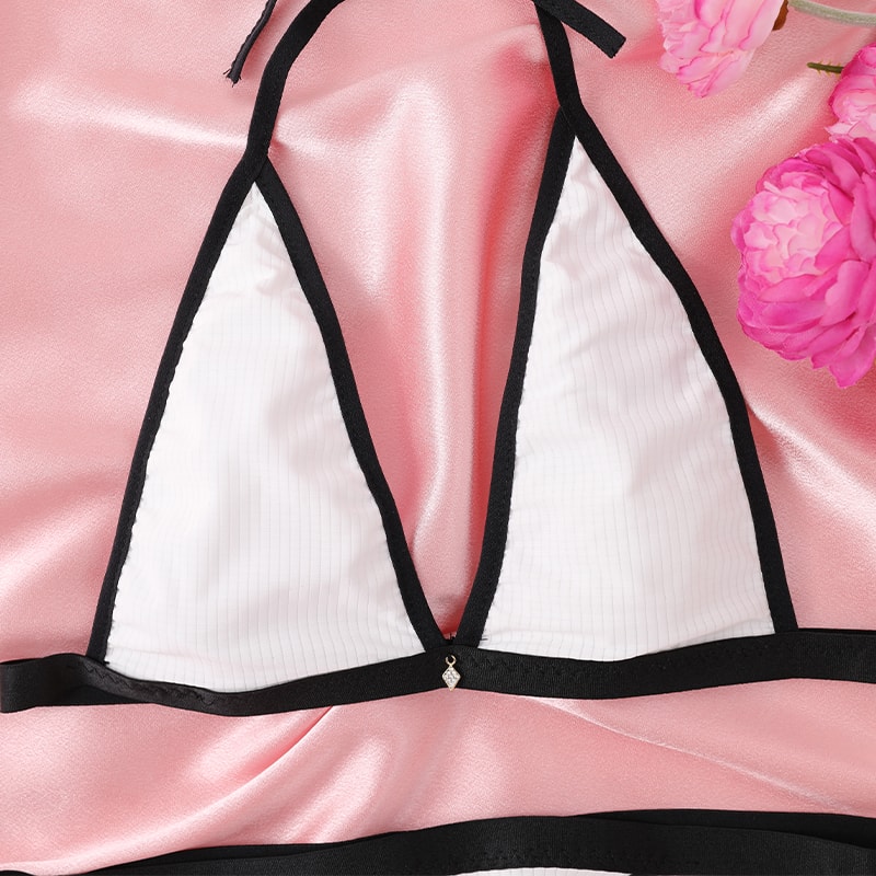 Women's Sexy Swimsuit Micro Bikini Thong Swimming Suit Set