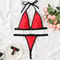 Women's Sexy Swimsuit Micro Bikini Thong Swimming Suit Set