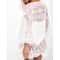 Beach Tunic Lace Pareo Swimwear Cover Up For Women Beachwear Playa Tunics 3
