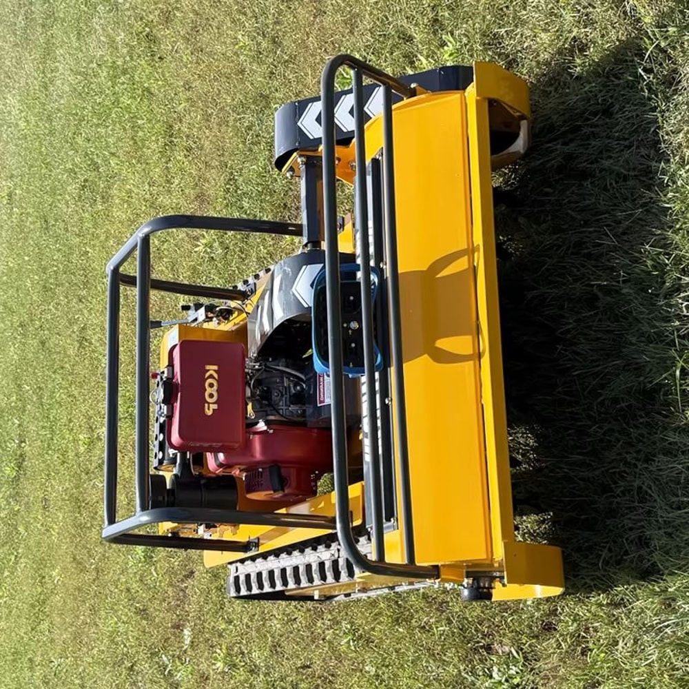 Remote Control Flail Lawn Mower, Customized, Cylinder, Heavy Duty Steel Construction Options