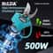 Cordless HILDA Brushless Electric Pruning Shears Fruit Tree Scissors Battery Power Tool 1