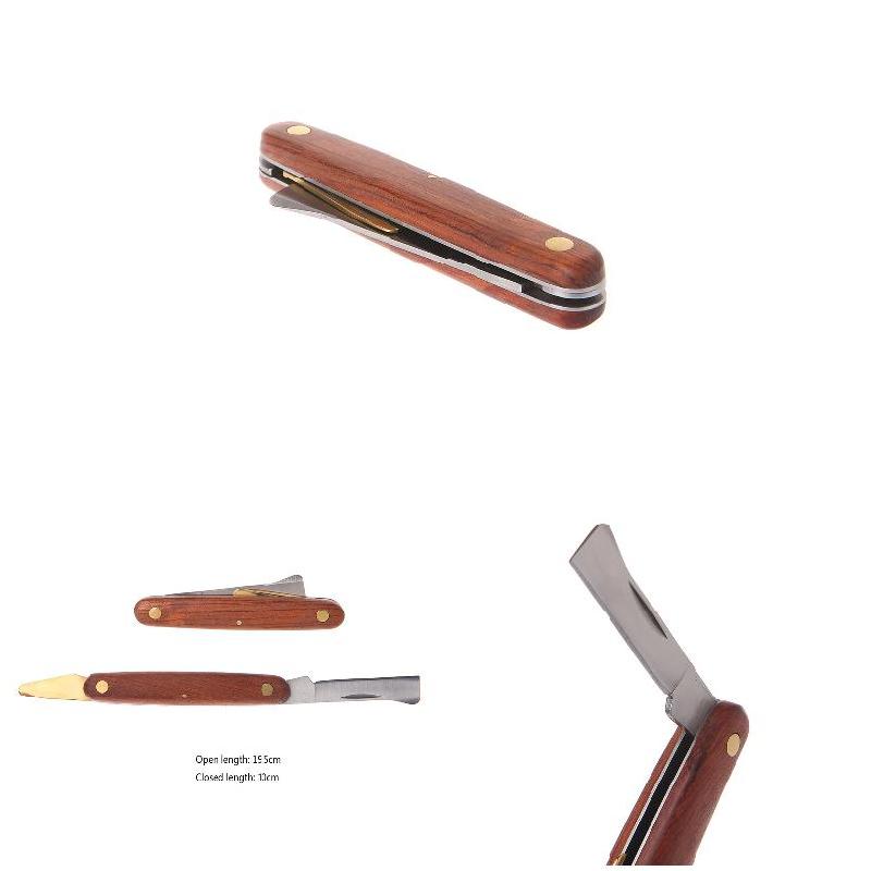 Professional Garden Grafting Cutter Tool Foldable Stainless Steel Pruning Knife Gardening Tools