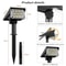 Super Bright Solar Garden Light Solar Lamp Adjustable Light Temperature Outdoor Solar Power Spotlig 5