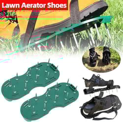 aerating lawn shoes grass spiked sandals gardening tool with adjustable strap for soil aeration