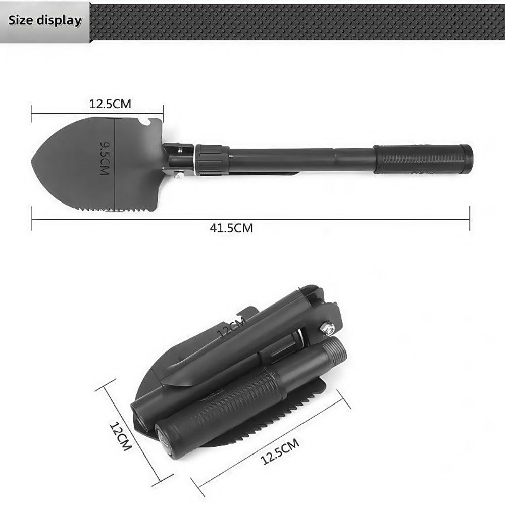 Telescopic MultiFunction Camping Shovel Survival Gear For Snow Removal Hiking Gardening Outdoor Adv 6