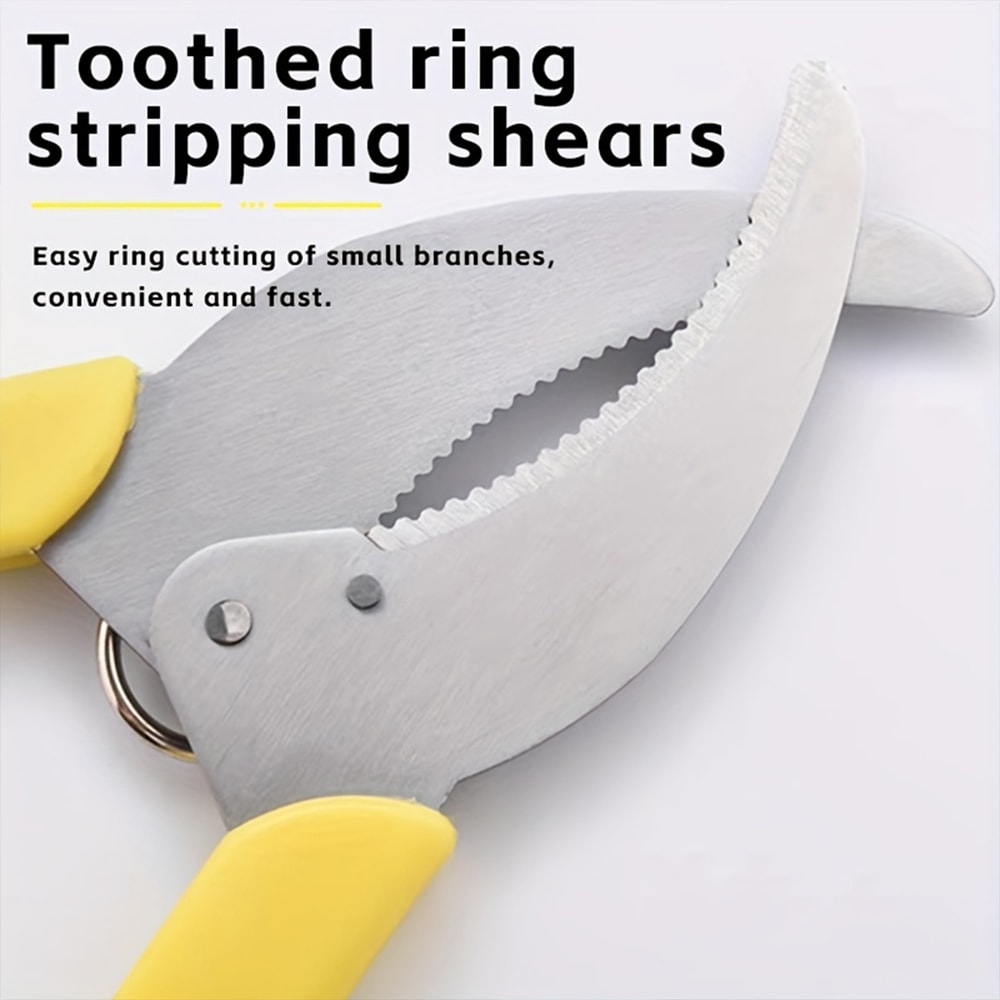 Garden Pruning Tool Sharp Stripping Peeling Knife for Tree Branches Girdling Shear Cutter Scissor Barking Tool