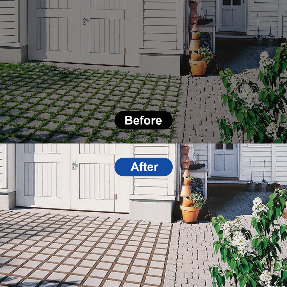 Crack Weeder Tool With Long Handle L Shaped Blades For Efficient Narrow Space Weeding 2