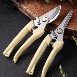 flower cutting stainless steel scissors, pruning, fruit tree branch cutting, household grafting garden scissors